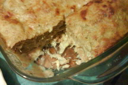 Лазанья с тунцом