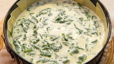 лазанья с тыквой, шпинатом и рикоттой