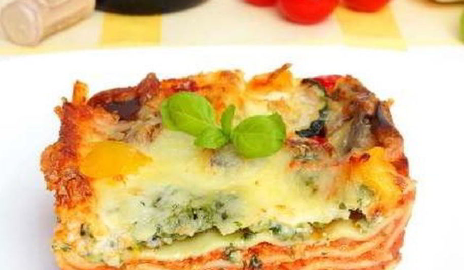 Рецепт лазаний со шпинатом, картофелем и цуккини