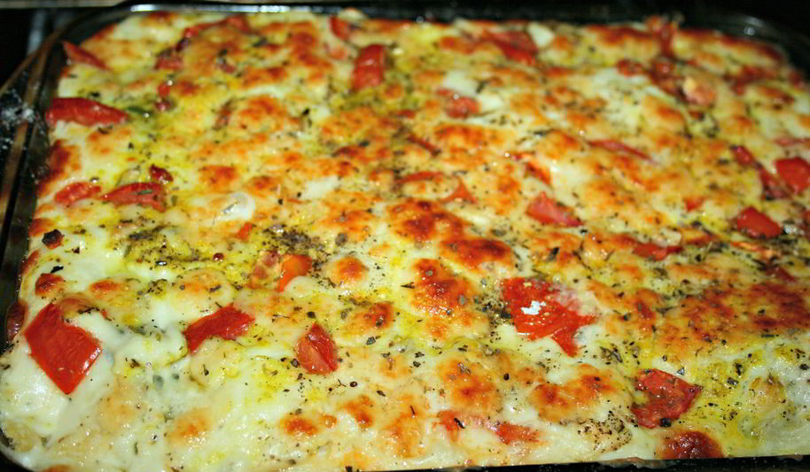 Рецепт лазаний со шпинатом на домашнем тесте