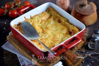 Лазанья со шпинатом