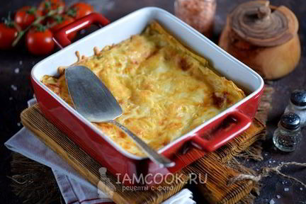 Лазанья со шпинатом