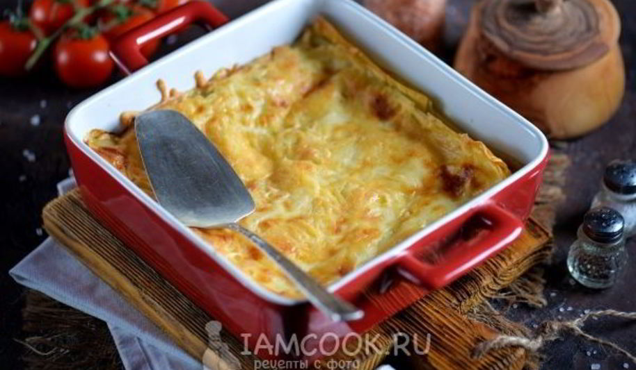 Рецепт лазаний со шпинатом