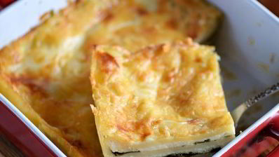 лазанья со шпинатом