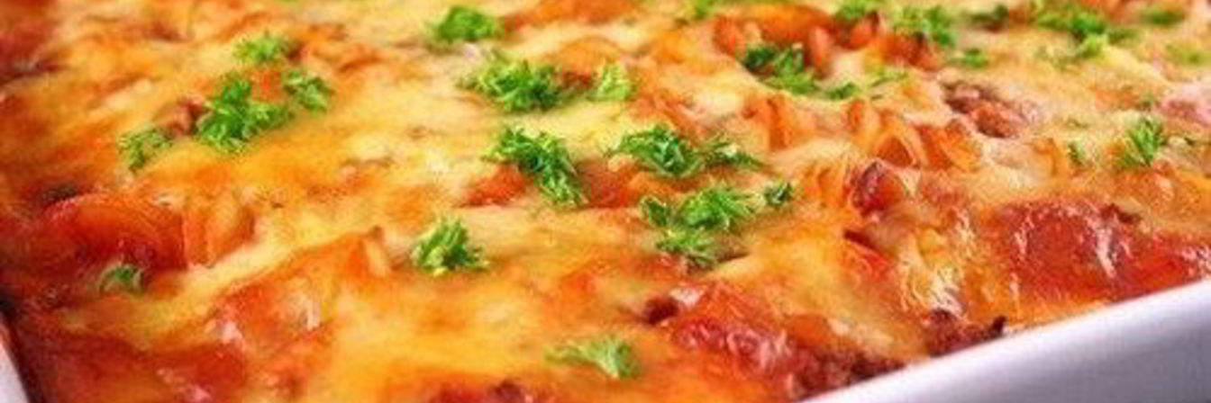 Ленивая мясная лазанья с грибамииз лаваша