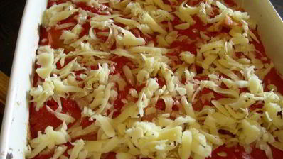 овощная лазанья с томатным соусом