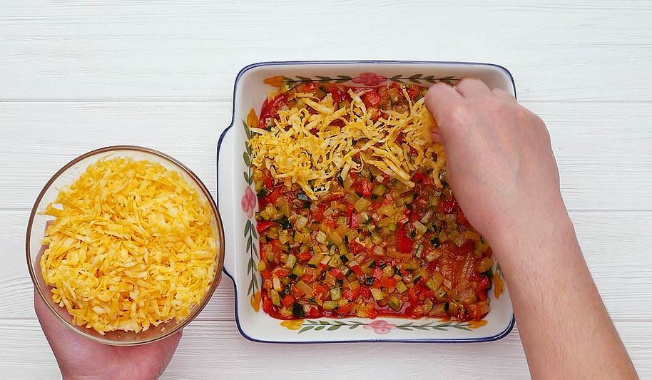 Рецепт овощной лазанья