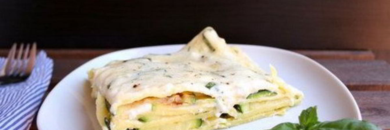Вегетарианская лазанья с цуккини и сыром