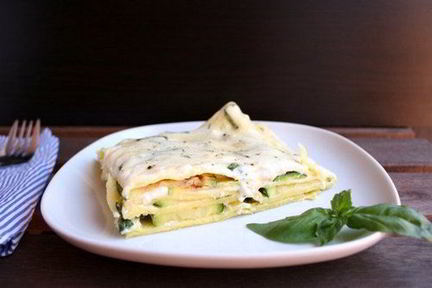 Вегетарианская лазанья с цуккини и сыром