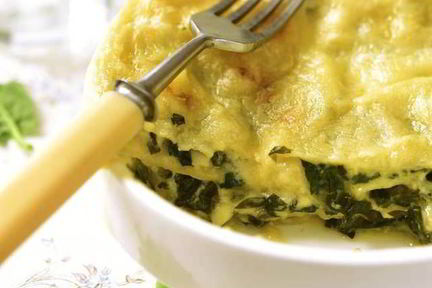 Весенняя лазанья со сливочным сыром