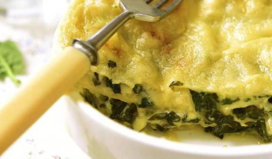 Рецепт весенней лазанья со сливочным сыром