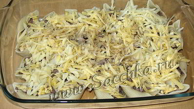 большие макароны с фаршем