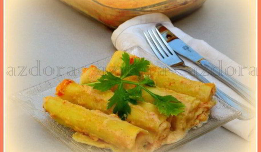 Рецепт домашних каннелоней с баклажанами