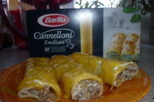 Каннеллони с грибами