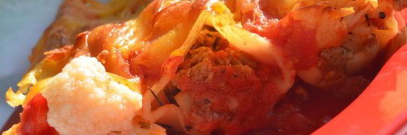 Каннелони с цветной капустой