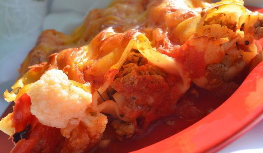 Рецепт каннелоней с цветной капустой