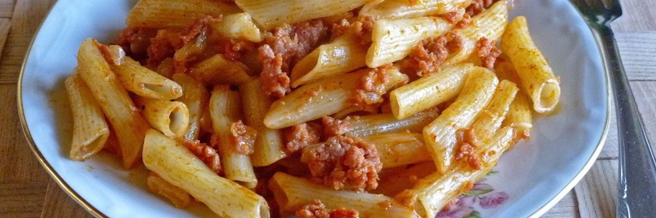 Макароны по-флотски с фаршем