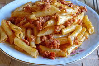 Макароны по-флотски с фаршем