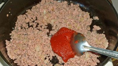 макароны с фаршем и томатной пастой по флотски