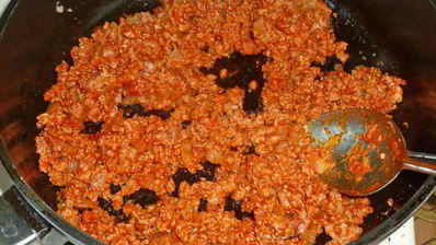 макароны с фаршем и томатной пастой по флотски