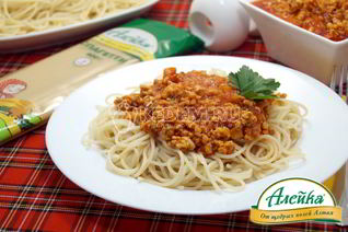 Макароны с фаршем