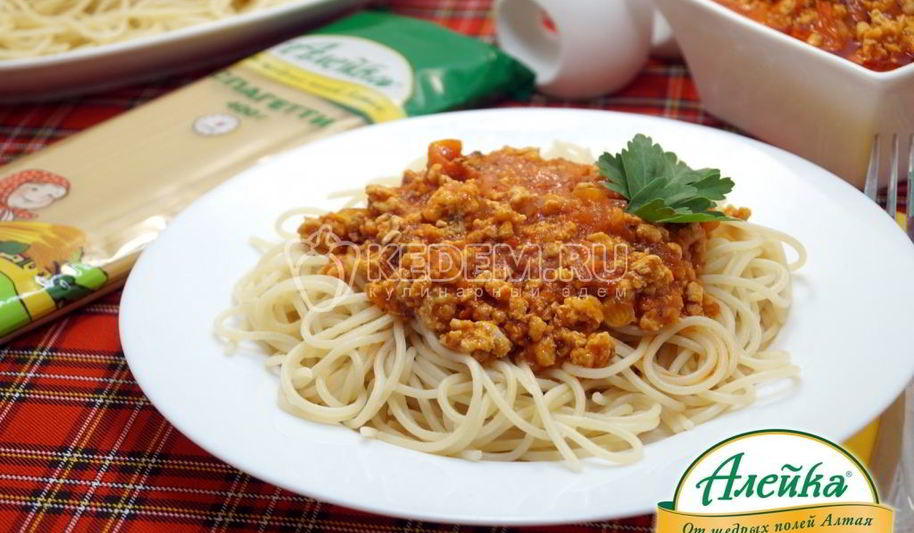 Рецепт макарон с фаршем