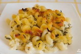 Макароны с цветной капустой