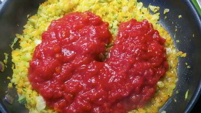 паста с двойным соусом