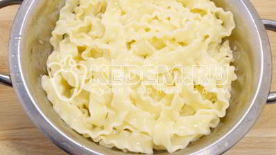 паста с фаршем и стручковой фасолью