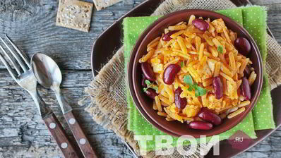 паста с фасолью