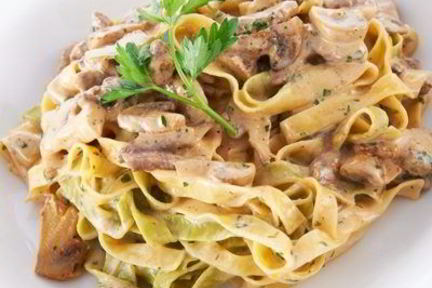 Паста с говядиной