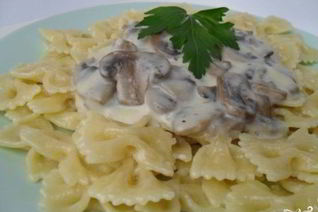 Паста с грибным соусом