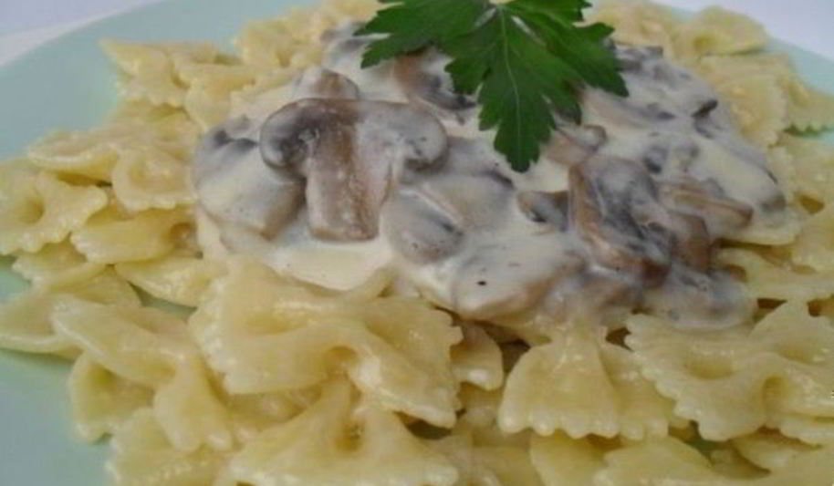 Рецепт пасты с грибным соусом