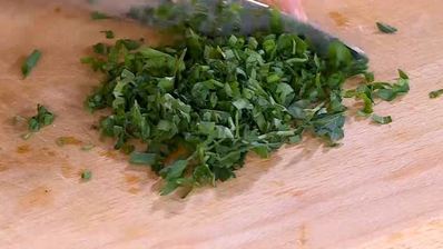 паста с копченой семгой, пореем и брокколи