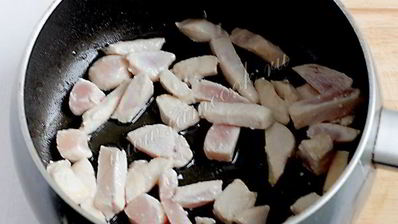 паста с курицей и грибами