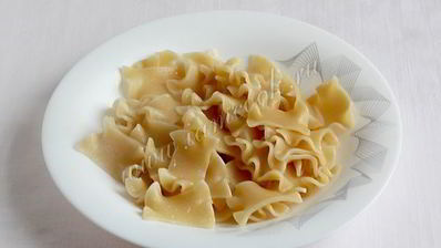 паста с курицей и грибами