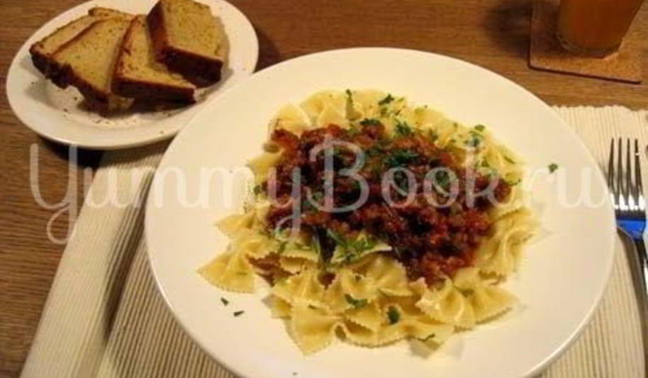 Рецепт пасты с томатным соусом