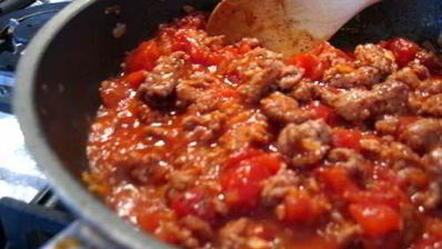 паста с томатным соусом