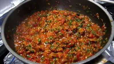 паста с томатным соусом