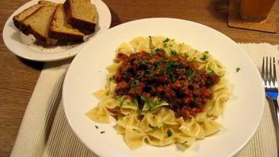 паста с томатным соусом