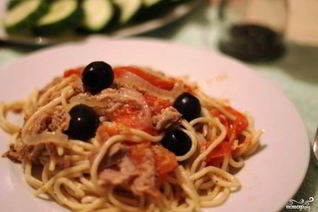 Паста с тунцом