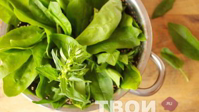 паста со шпинатом