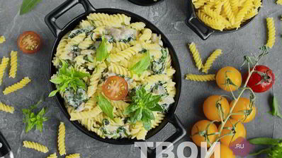 паста со шпинатом