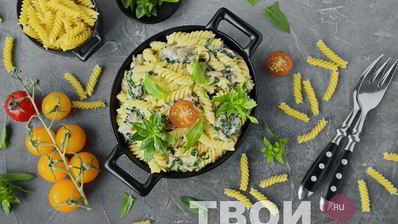 паста со шпинатом