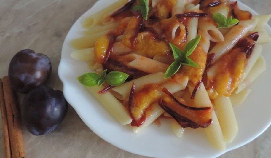 Рецепт пасты со сливами