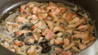 сливочная паста с ветчиной и брокколи