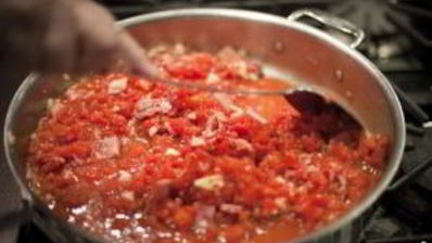 сливочная паста с ветчиной