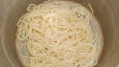 спагетти с крабовыми палочками