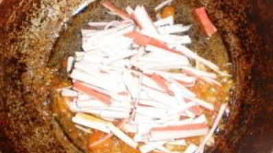 спагетти с крабовыми палочками