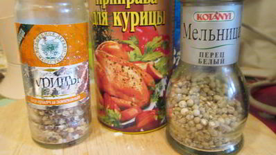 спагетти в сливочно-курином соусе